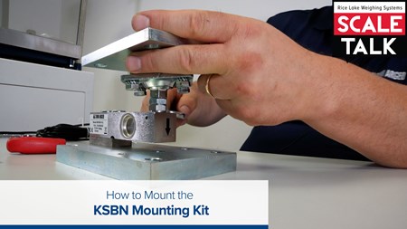 Mounting KSBN Weigh Module